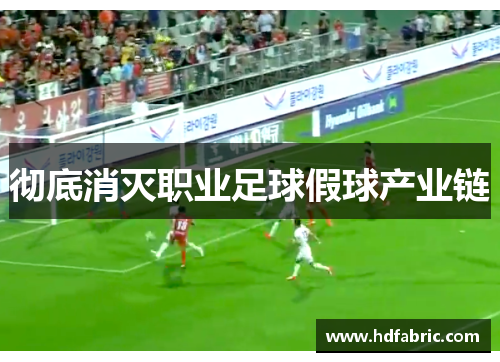 彻底消灭职业足球假球产业链